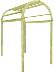 vidaXL impregnált fenyőfa rácsos boltív 125 x 150 x 235 cm