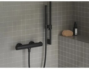 Ravak X070188 - PURI termosztátos zuhanycsaptelep, fekete