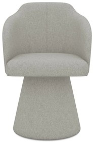 Világosszürke kárpitozott étkezőfotel Kanoa – Makamii