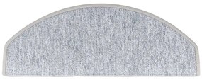 10 db világosszürke lépcsőszőnyeg 65x24x4 cm