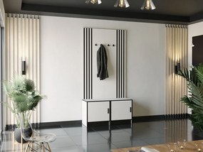 ROJ 19 Plus Előszobafal 104,6cm, Fehér