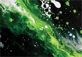 Fotótapéta Absztrakt Zöld Hálószoba Nappali Tapéta Flizelina 250x175