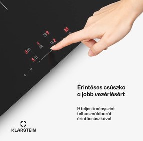 Klarstein PowerGlide indukciós főzőlap | Modern és nagy teljesítményű | 5 főzőzóna | 9800 W | 90 cm