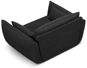 Sötétszürke fotel Vanda – Mazzini Sofas