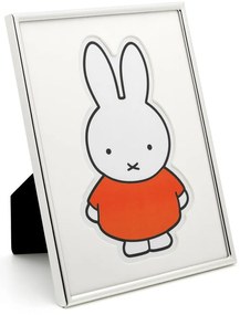 Ezüstszínű fém álló-fali képkeret 15x20 cm Miffy – Zilverstad