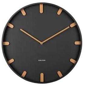 Karlsson 5942BK design falióra 40 cm, fekete