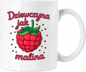 Bögre Lány, mint a málna Fehér 330ml