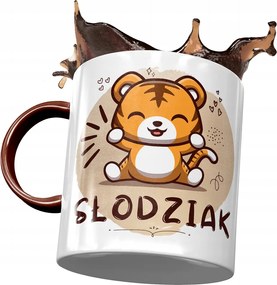 Bordó bögre Tigris Édes Ajándék Nyomtatott Fotóval