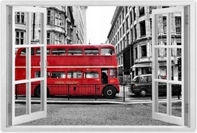 Poszterek 120x80 Piros busz London