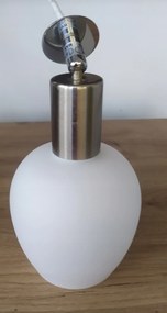 Fürdőszobai fali lámpa tükörhöz E14 klasszikus K szatén króm lámpabúra B