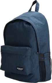 Sötétkék könnyű iskolai hátizsák „Kingdom”