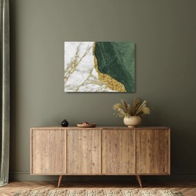 Üveg kép - Zöld márvány N⁰3 (70x50 cm)