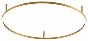 Ideal Lux - ORACLE SLIM LED mennyezeti lámpatest, 53 W, 230 V, 4000 K, átmérő 90 cm, arany