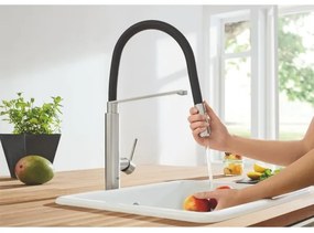 GROHE 31491DC0 - CONCETTO DN 15 mosogató csaptelep, nemesacél