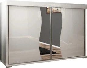 Tablet 2 120 Tolóajtós Komód 120cm, Fehér