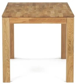 Tömör Tölgy Étkezőasztal 140×80 cm. DS-H140 DUB