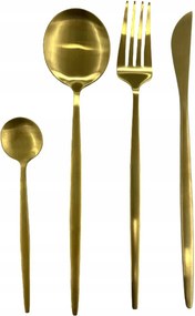 Gilded evőeszköz szett Arany 6 személyes