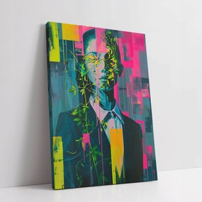 Vászonkép Nő növények absztrakt otthon nappali szoba 45x60