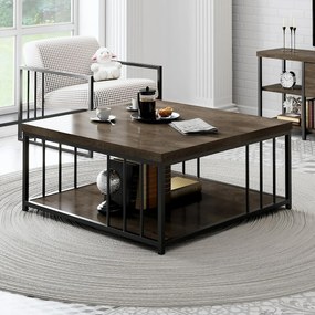Zenn Walnut and Black konferenciaasztal