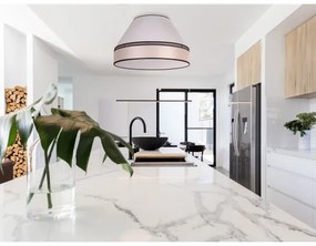 Duolla - Mennyezeti lámpa AVIGNON 1xE27/15W/230V á. 50 cm bézs