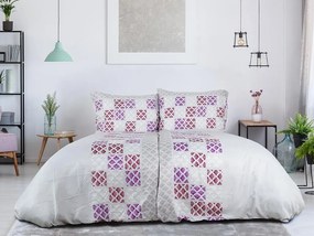 Mikroszatén ágyneműhuzat VELLARI, világosszürke Ágyneműhuzat mérete: 70 x 90 cm | 140 x 200 cm