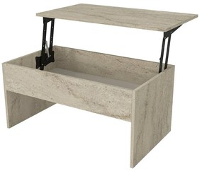 Akilli Travertine dohányzóasztal