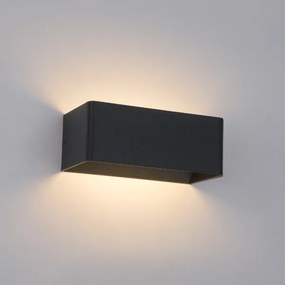 Brilagi - LED kültéri fali lámpatest DONNANI LED/7W/230V 20 cm fekete IP44