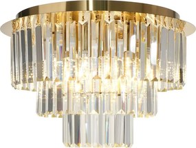 MILAGRO ML1023 MILANO Kristály Mennyezeti Lámpa Arany E14 IP20