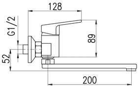 RAV Slezák CO101.5/23Z - COLORADO mosdócsaptelep cm, fényes aranyszínű