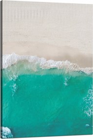 Vászonkép Hullámok Tengerpart Homok Víz 80x120 cm Ideális ajándék