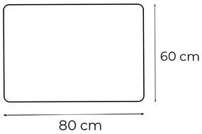 Vio 80 tükör led világítással
