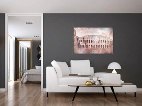 Kép - Vintage képeslap a városról N⁰2 (90x60 cm)