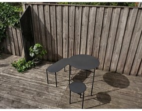 Fekete fém ülőke Disc – Zone