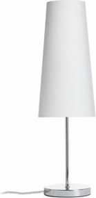 Asztali lámpa Rendl Nyc/conny 15/30 fehér/króm, E27, magasság 51 cm