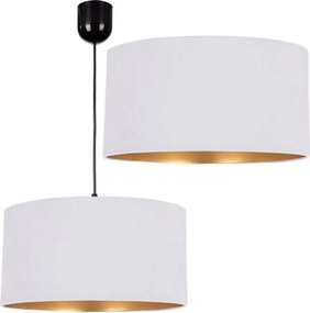 Modern, Velúr Függőlámpa Arany Középpont 40 CM XXL Led