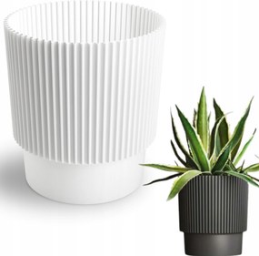 Kerek kaspó Elsa DEL17 Fedő