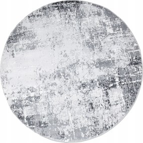 Kerek Szőnyeg Szürke Modern Puha Beton Nappaliba Nantes átm. 120 cm