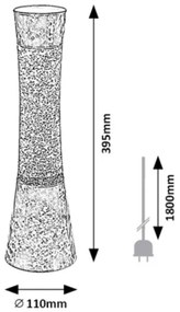 Rabalux 7026 - Lávalámpa MINKA 1xGY6,35/20W/230V kék
