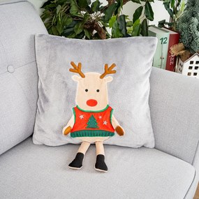 4Home Xmas Reindeer karácsonyi párnahuzat, 40 x 40 cm