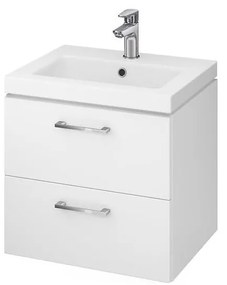 Cersanit S801-146-DSM - LARA COMO fehér fali fürdőszobai szekrény mosdóval
