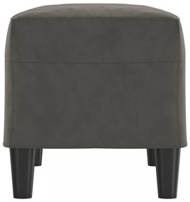 vidaXL sötétszürke bársony pad 70x35x41 cm