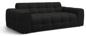 Fekete kanapé 222 cm Kendal – Micadoni
