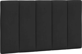 fekete bársony fejtámla párna Hanko 90 cm