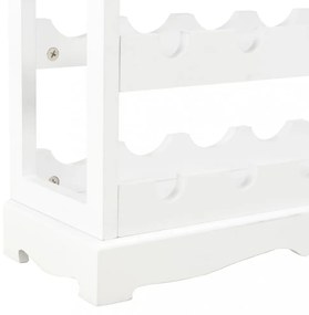fehér MDF borszekrény 70 x 22,5 x 70,5 cm