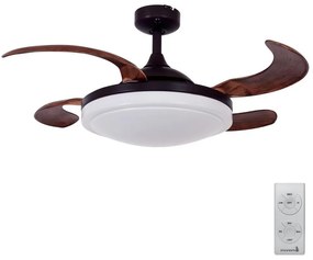 FANAWAY 512120 - Mennyezeti ventilátor EVORA 2xE27/15W/230V + távirányítás