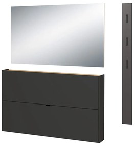 Antracitszürke előszoba bútor Ameca – Germania