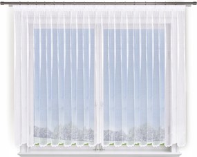 Kész függöny 400x130, egyenes, hálós