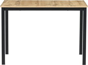 Étkezőasztal 110x70x75 cm, MDF, vad tölgy, GDT-202 OAK