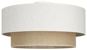 Mennyezeti lámpa NATIA 1xE27/60W/230V fehér/barna