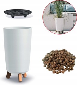 Gracia DGTL240 kerek lábas kaspó keramzit 1l